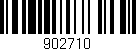 Código de barras (EAN, GTIN, SKU, ISBN): '902710'