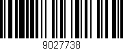 Código de barras (EAN, GTIN, SKU, ISBN): '9027738'