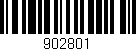 Código de barras (EAN, GTIN, SKU, ISBN): '902801'