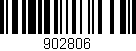 Código de barras (EAN, GTIN, SKU, ISBN): '902806'