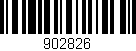 Código de barras (EAN, GTIN, SKU, ISBN): '902826'