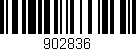 Código de barras (EAN, GTIN, SKU, ISBN): '902836'