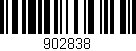 Código de barras (EAN, GTIN, SKU, ISBN): '902838'