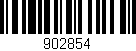 Código de barras (EAN, GTIN, SKU, ISBN): '902854'