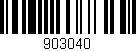 Código de barras (EAN, GTIN, SKU, ISBN): '903040'