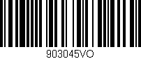 Código de barras (EAN, GTIN, SKU, ISBN): '903045VO'