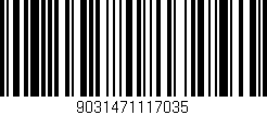 Código de barras (EAN, GTIN, SKU, ISBN): '9031471117035'
