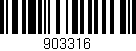 Código de barras (EAN, GTIN, SKU, ISBN): '903316'