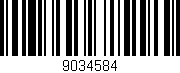 Código de barras (EAN, GTIN, SKU, ISBN): '9034584'