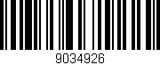 Código de barras (EAN, GTIN, SKU, ISBN): '9034926'