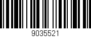 Código de barras (EAN, GTIN, SKU, ISBN): '9035521'