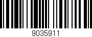 Código de barras (EAN, GTIN, SKU, ISBN): '9035911'