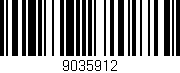 Código de barras (EAN, GTIN, SKU, ISBN): '9035912'