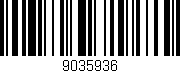 Código de barras (EAN, GTIN, SKU, ISBN): '9035936'