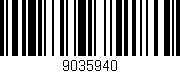 Código de barras (EAN, GTIN, SKU, ISBN): '9035940'