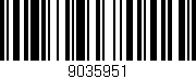 Código de barras (EAN, GTIN, SKU, ISBN): '9035951'