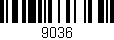 Código de barras (EAN, GTIN, SKU, ISBN): '9036'