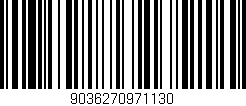 Código de barras (EAN, GTIN, SKU, ISBN): '9036270971130'
