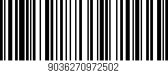 Código de barras (EAN, GTIN, SKU, ISBN): '9036270972502'