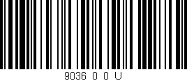 Código de barras (EAN, GTIN, SKU, ISBN): '9036_0_0_U'