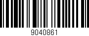 Código de barras (EAN, GTIN, SKU, ISBN): '9040861'