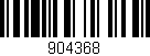 Código de barras (EAN, GTIN, SKU, ISBN): '904368'