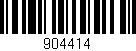 Código de barras (EAN, GTIN, SKU, ISBN): '904414'