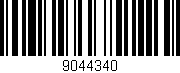 Código de barras (EAN, GTIN, SKU, ISBN): '9044340'