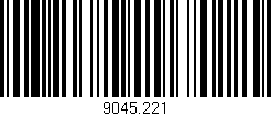 Código de barras (EAN, GTIN, SKU, ISBN): '9045.221'