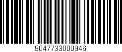 Código de barras (EAN, GTIN, SKU, ISBN): '9047733000946'