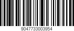 Código de barras (EAN, GTIN, SKU, ISBN): '9047733003954'