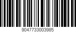 Código de barras (EAN, GTIN, SKU, ISBN): '9047733003985'
