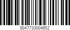 Código de barras (EAN, GTIN, SKU, ISBN): '9047733004852'