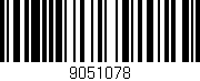 Código de barras (EAN, GTIN, SKU, ISBN): '9051078'