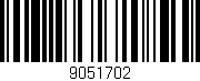 Código de barras (EAN, GTIN, SKU, ISBN): '9051702'