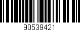 Código de barras (EAN, GTIN, SKU, ISBN): '90539421'