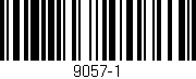 Código de barras (EAN, GTIN, SKU, ISBN): '9057-1'