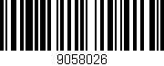 Código de barras (EAN, GTIN, SKU, ISBN): '9058026'