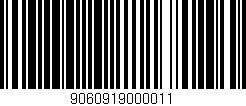 Código de barras (EAN, GTIN, SKU, ISBN): '9060919000011'