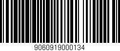 Código de barras (EAN, GTIN, SKU, ISBN): '9060919000134'