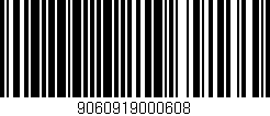 Código de barras (EAN, GTIN, SKU, ISBN): '9060919000608'