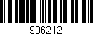 Código de barras (EAN, GTIN, SKU, ISBN): '906212'