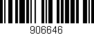 Código de barras (EAN, GTIN, SKU, ISBN): '906646'