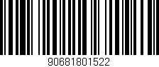 Código de barras (EAN, GTIN, SKU, ISBN): '90681801522'