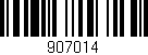 Código de barras (EAN, GTIN, SKU, ISBN): '907014'