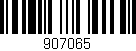 Código de barras (EAN, GTIN, SKU, ISBN): '907065'