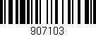 Código de barras (EAN, GTIN, SKU, ISBN): '907103'