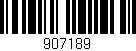 Código de barras (EAN, GTIN, SKU, ISBN): '907189'