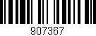 Código de barras (EAN, GTIN, SKU, ISBN): '907367'
