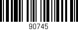Código de barras (EAN, GTIN, SKU, ISBN): '90745'